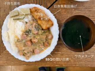 今日の #えんめし 

まだ暫く続きます、BBQの思い出ごはん🍖
夏野菜を畑に植えたよ🍅🍆🥒

#こどもまんなかやってみた
#フリースペースたまりば
#フリースペースえん 
#子ども食堂